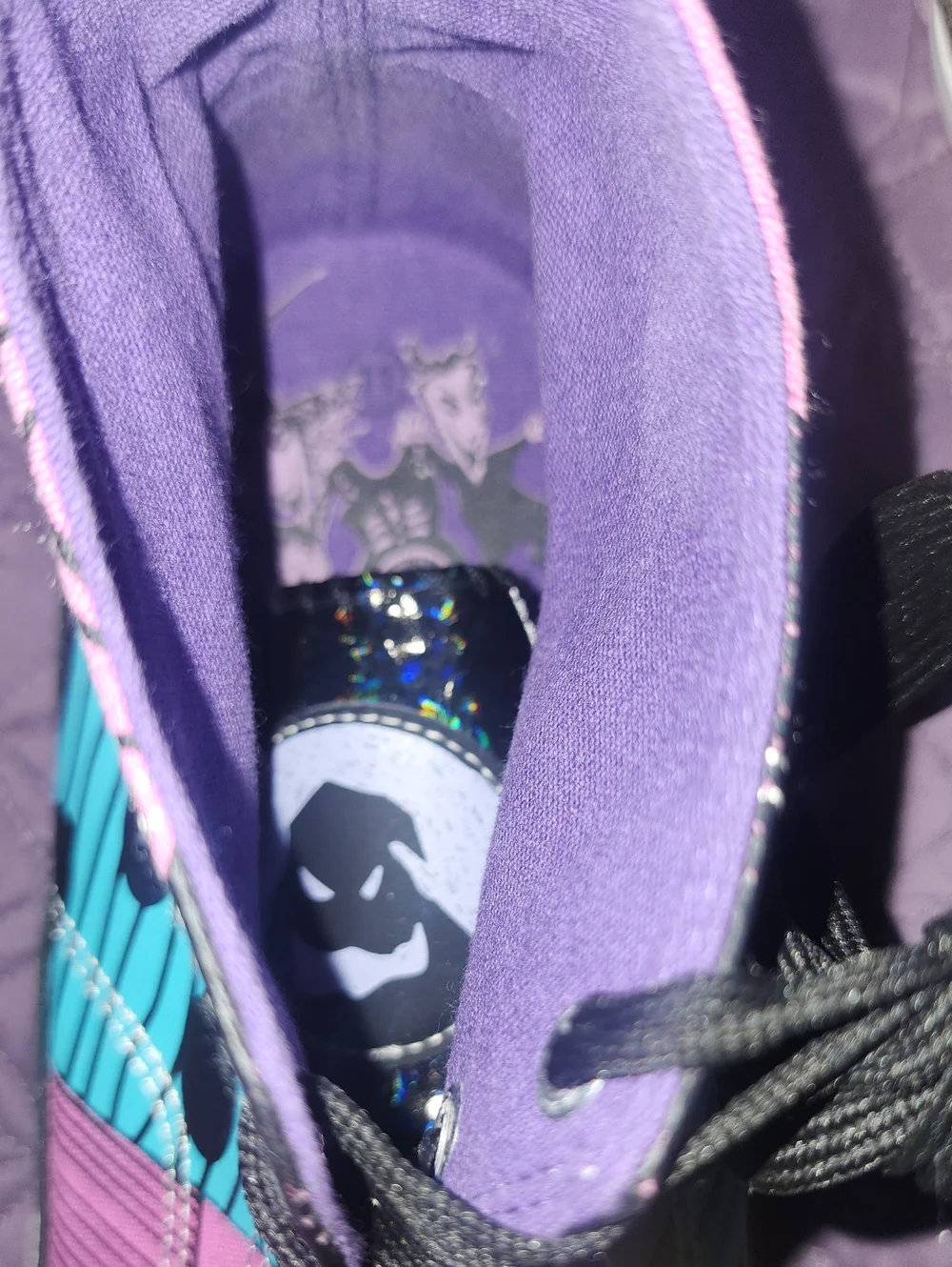 Nightmare Before Christmas Patchwork High-Top Sneakers Size 11